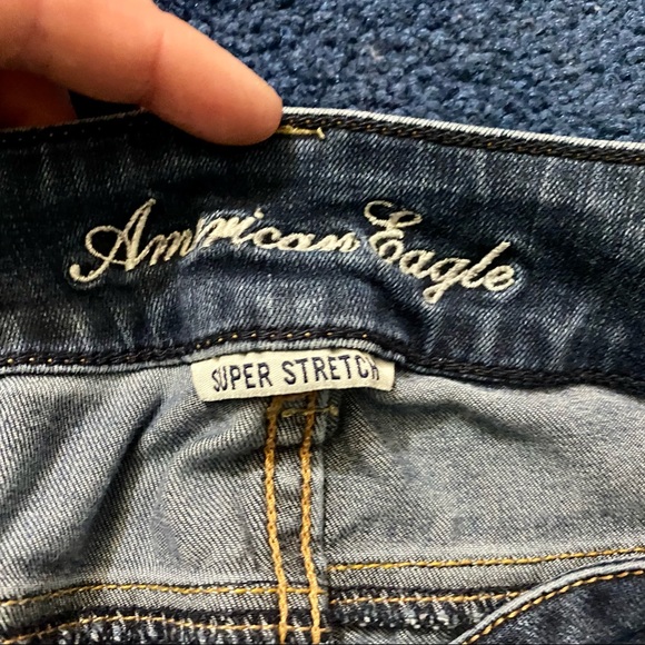 American Eagle Stretch Jeans Artist 0 Regular - Picture 7 of 9